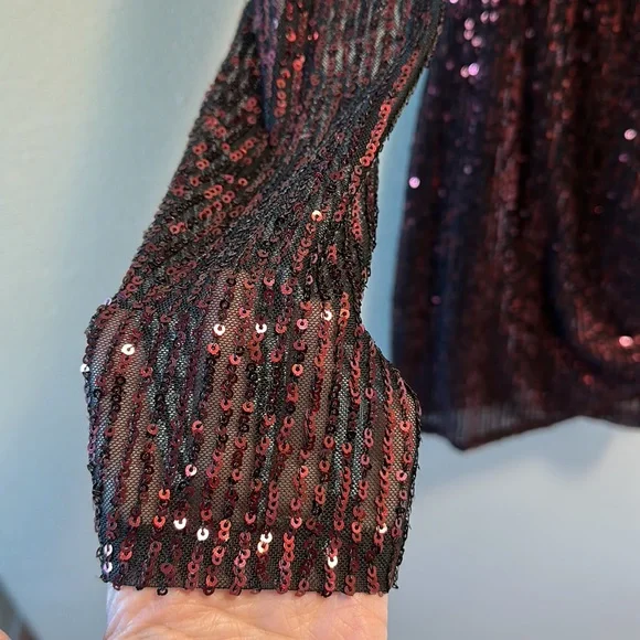 Red Sequin Dress - Picture 4 of 6